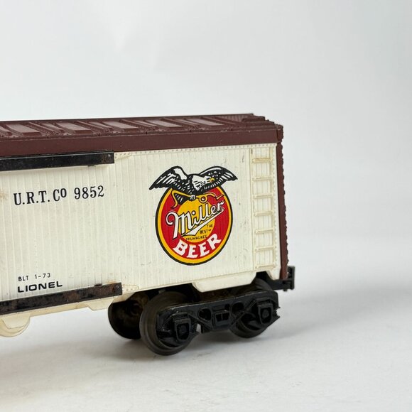 Lionel 1973 Miller High Life Train Boxcar URT CO 9852 Champagne Of Beers - Picture 3 of 9